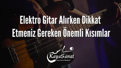 Elektro Gitar Alırken Dikkat Etmeniz Gereken Önemli Kısımlar