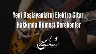 Yeni Başlayanların Elektro Gitar Hakkında Bilmesi Gerekenler
