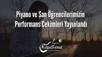 Piyano ve Şan Öğrencilerimizin Performans Çekimleri Yayınlandı