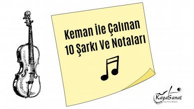 keman ile çalınan 10 şarkı ve notaları (1)