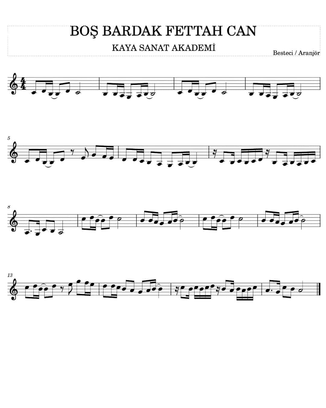 Keman Notaları - Kolay Keman Notaları 2025