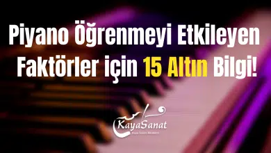 Piyano öğrenmeyi etkileyen faktörler