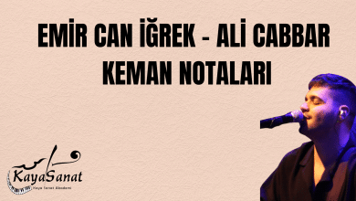 Emir Can İğrek - Ali Cabbar Notaları