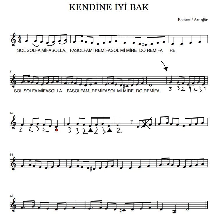 Kendine İyi Bak Notaları